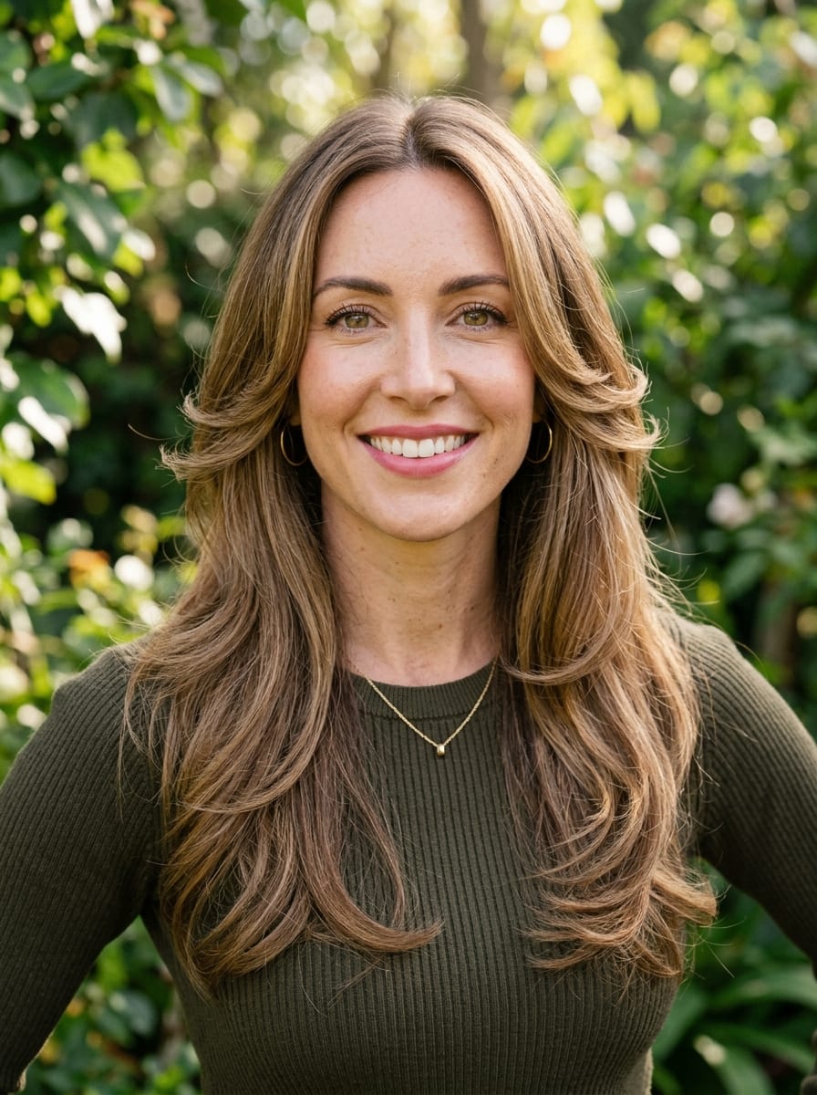 Blowout mit Face-Framing Layers - Blowout Frisur